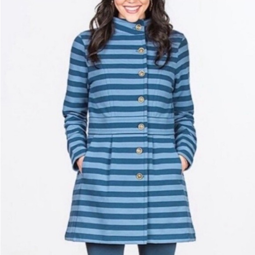 Matilda Jane Striped Blue Women's Coat